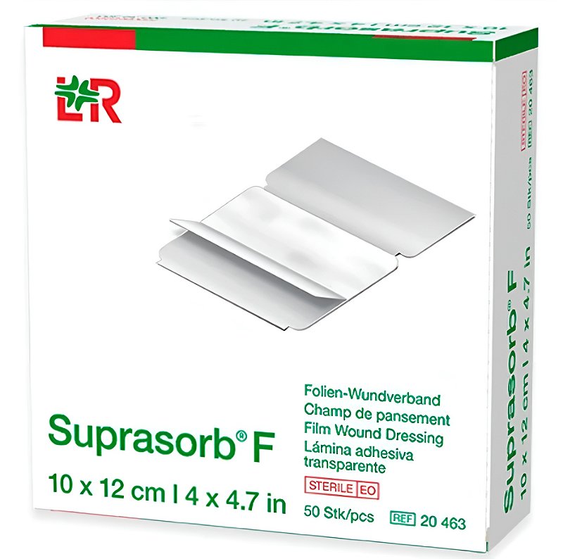 SUPRASORB F - CURATIVO DE FILME ESTERIL 10X12 CM - Lote1834412209 Ean 4021447204635