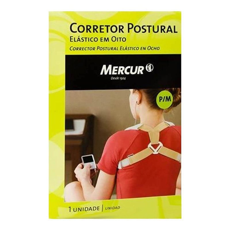 CORRETOR POSTURAL EM OITO G/GG