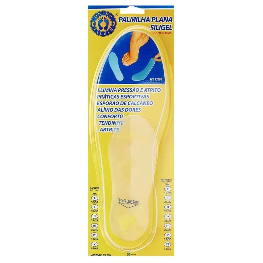 PALMILHA PLANA SILIGEL - 41/42