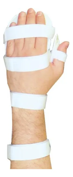 AC639 - TALA DE PVC PARA PUNHOS, MAOS E DEDOS BRACE PAUHER - UNI - ESQ Lote18023F0