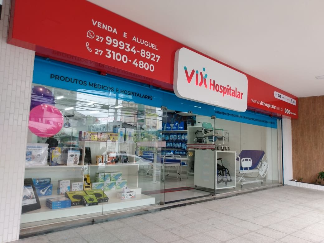 Fachada da loja VIX Hospitalar em Vitória, ES